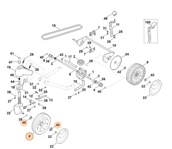 Комплект колес 200 (63647000400)
