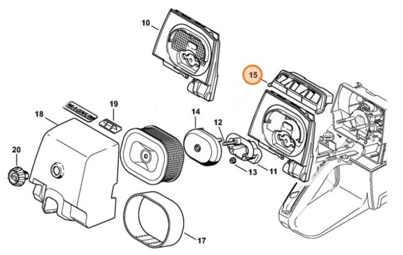 Повітропровід STIHL 11281416300
