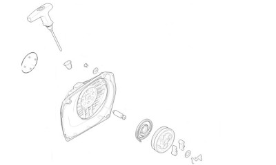 Пусковий пристрій в зборі STIHL 11240802102