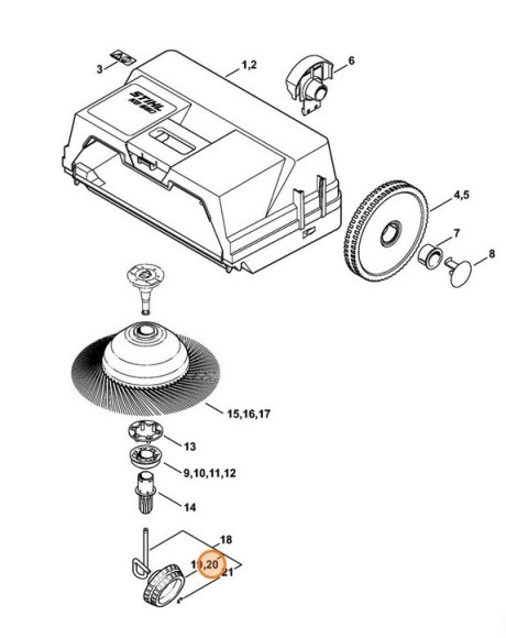 Диагональное колесо правое (48607300301)
