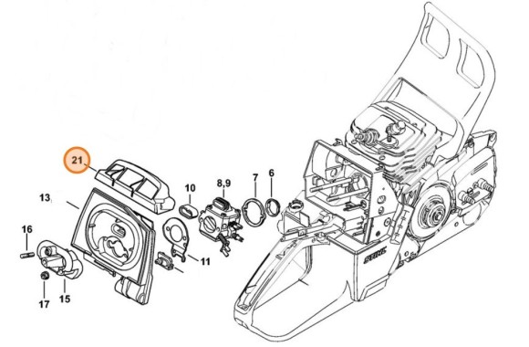 Повітровод STIHL 11281416302