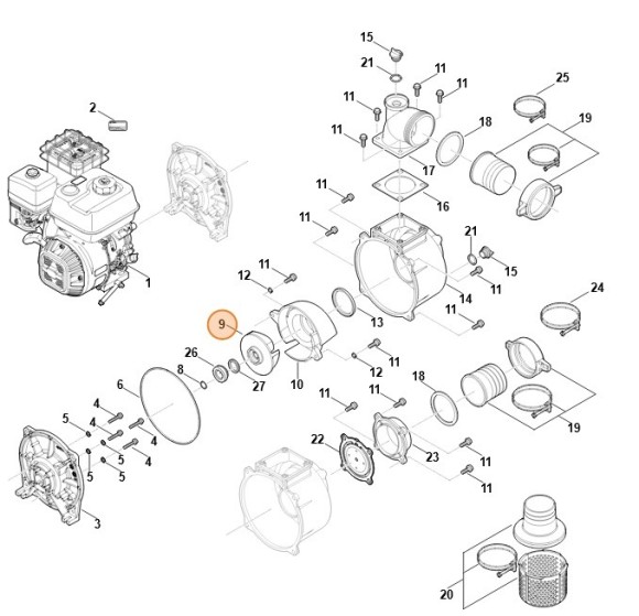Лопастное колесо (VB057700400)