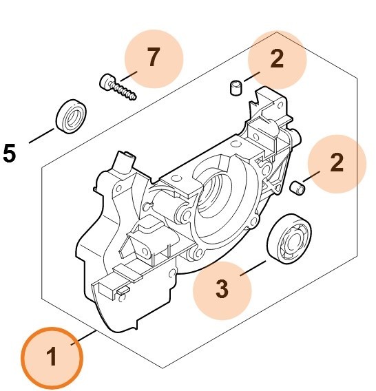 Половина картера вентилятора (41280202600)