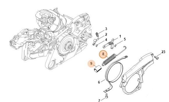 Пружина растяжения (11411605500)