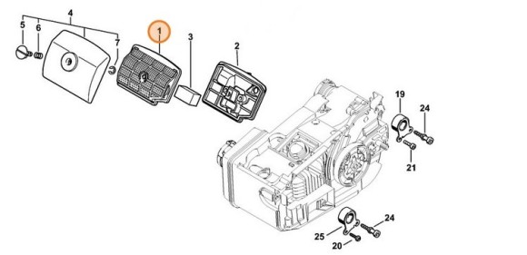 Фильтр воздушный (11291201602)