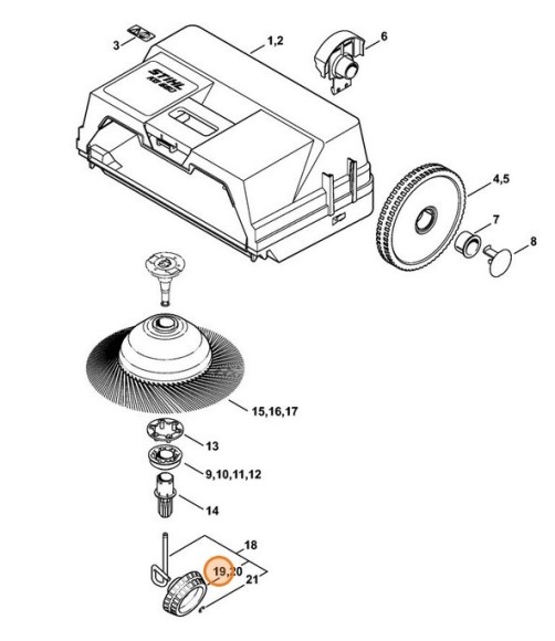 Диагональное колесо, левое (48607300300)