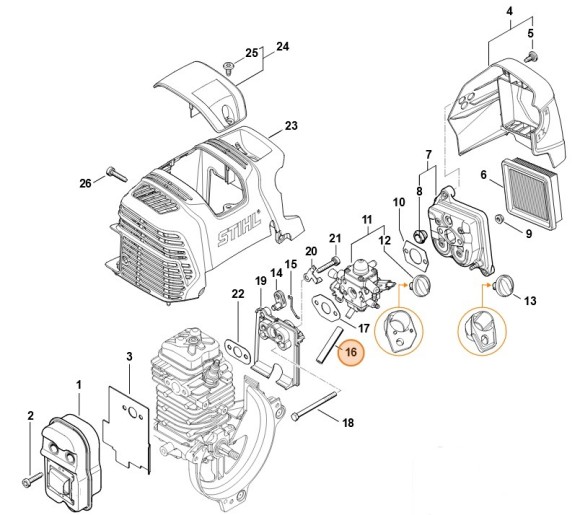 Імпульсний шланг STIHL 41801418602