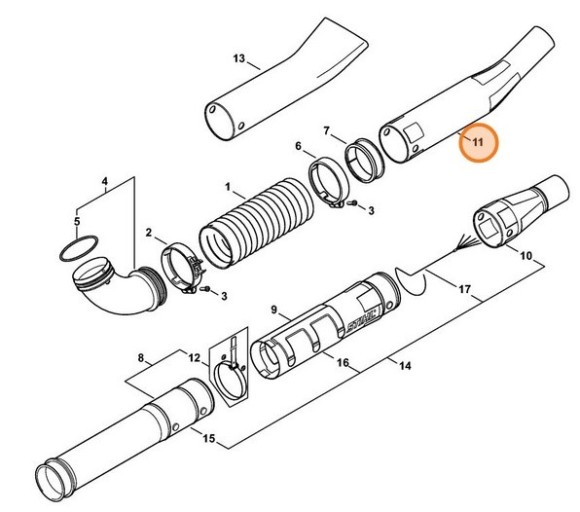Сопло STIHL 42827086365