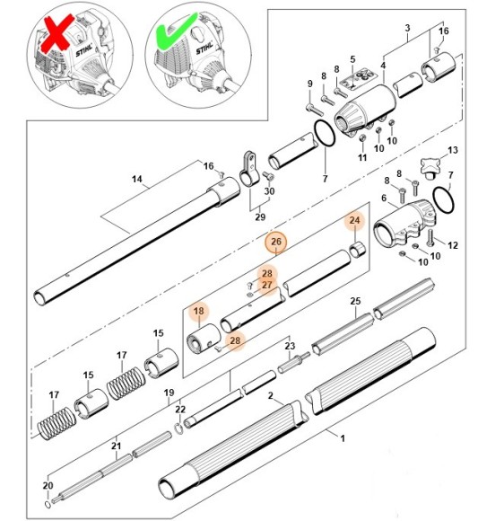 Стрела O 25,4 мм (41387107115)