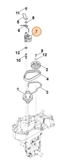 Натяжний важіль STIHL 62417405395