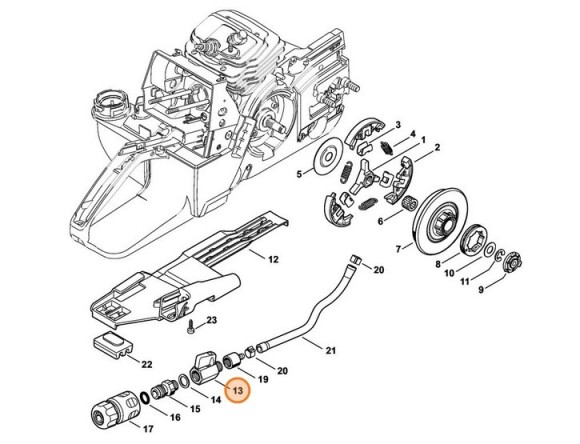 Запірний кран 1/4" STIHL 42017004500