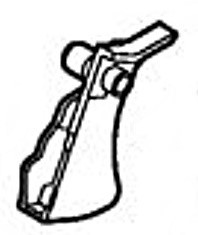 Основной рычаг управления дроссельной заслонкой (42441821000)