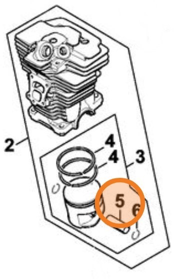 Поршньовий палець STIHL 11220341500