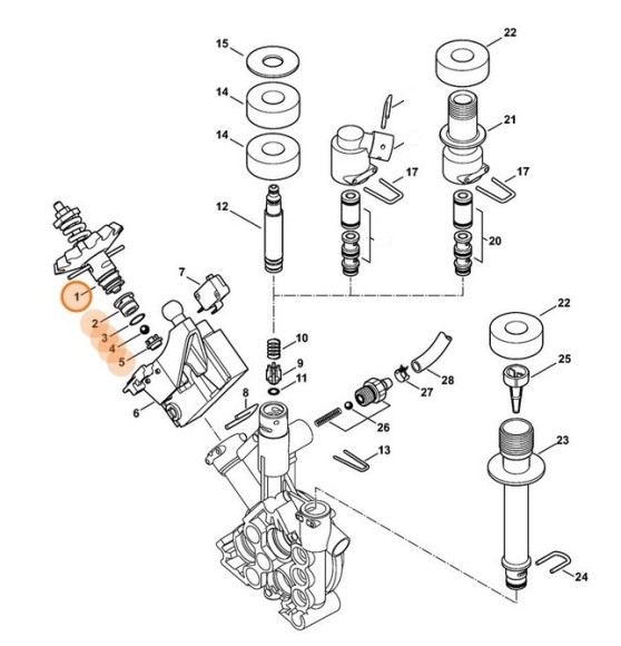 Поршень управления (47685100300)