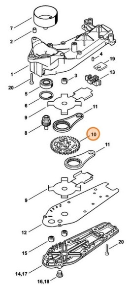 Зубчате колесо STIHL 42376407500