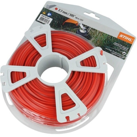 Косильная квадратная струна STIHL 2.7мм х 65м (00009302643)