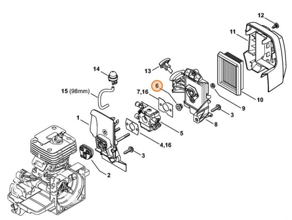 Наконечник STIHL 41341237500