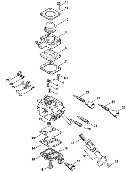Карбюратор C1M-S207A (41441200603)