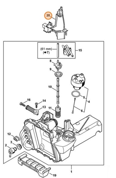 Повітропровід STIHL 42501416301