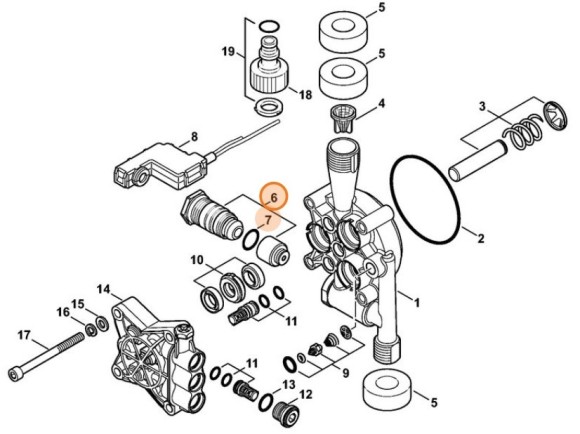 Поршень управления (47755100300)