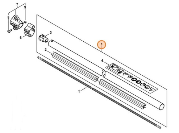 Стрела O 25,4 мм (41447107109)