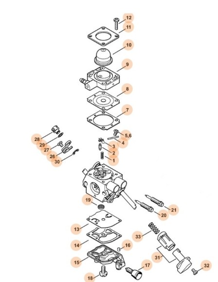 Карбюратор C1M-S226B (41441200605)