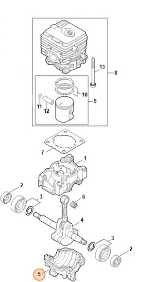 Піддон картера STIHL 41440212500