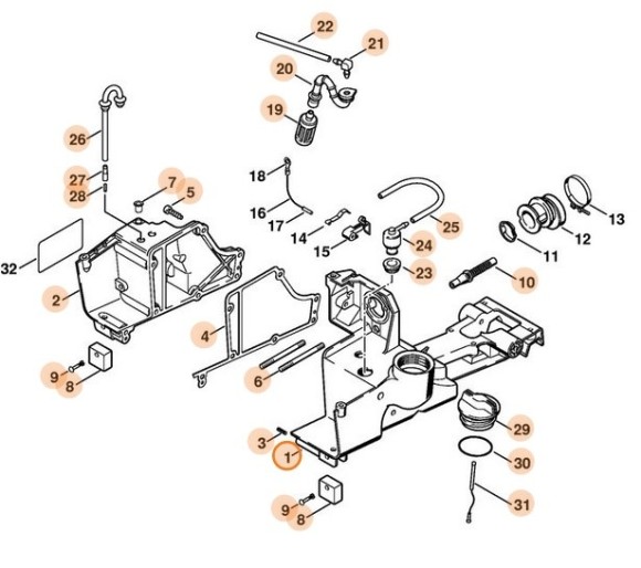 Корпус топливного бака (42233500804)
