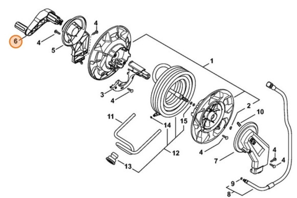 Кривошип STIHL 49507907400
