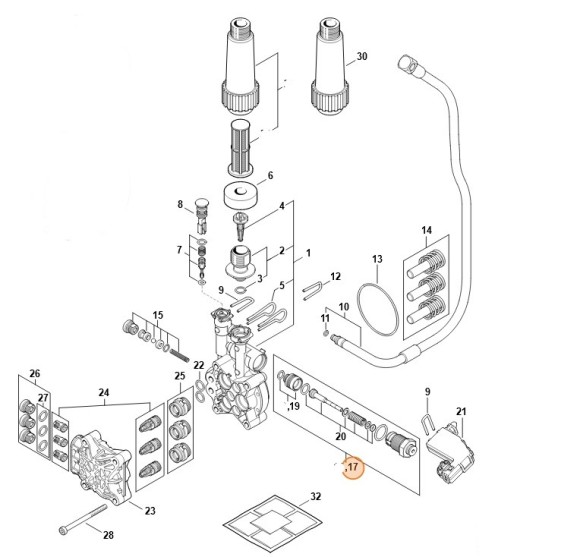 Поршень управления (49505100300)