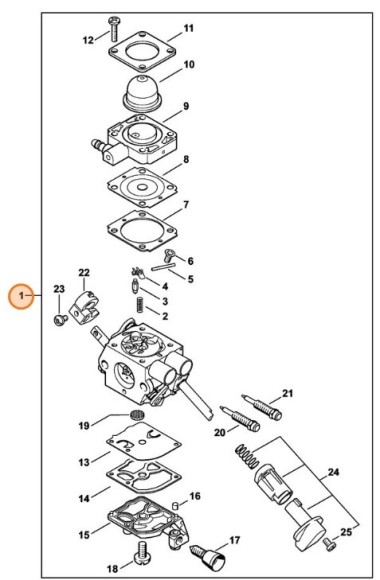 Карбюратор C1M-S267D (41441200608)