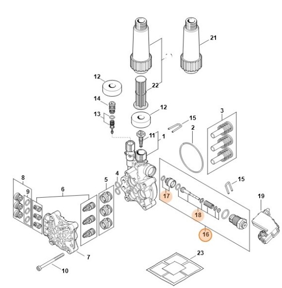 Поршень управления (49505100301)