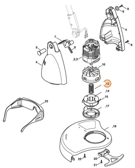 Пружина TE400 STIHL 62359972200