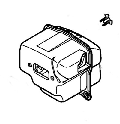 Глушитель выхлопа (11411400631)