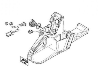 Корпус паливного баку STIHL 11473500801