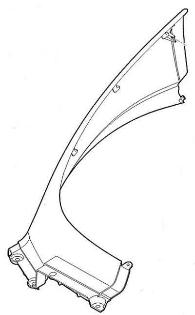 Крыло правое (61707066015)