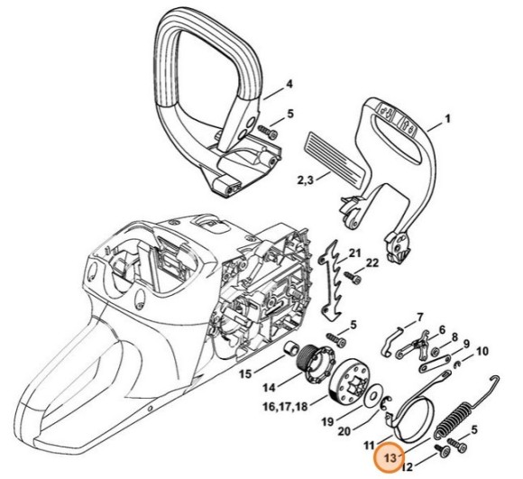 Пружина растяжения (12501627900)
