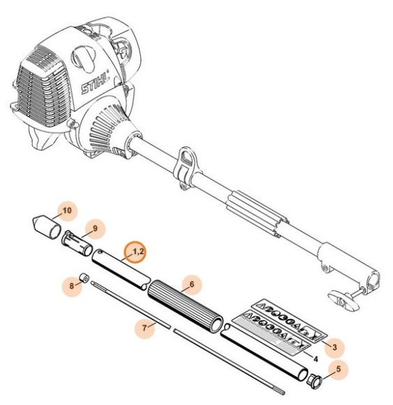 Стрела O 25,4 мм (42437107123)
