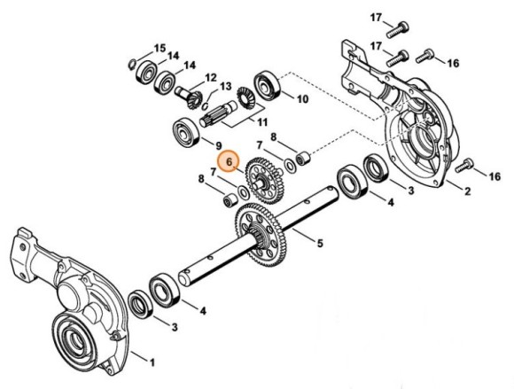 Зубчате колесо STIHL 46016407500