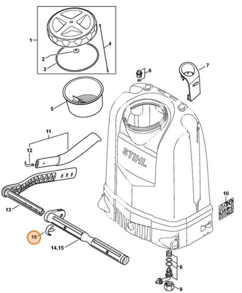 Фіксатор STIHL 42557051201