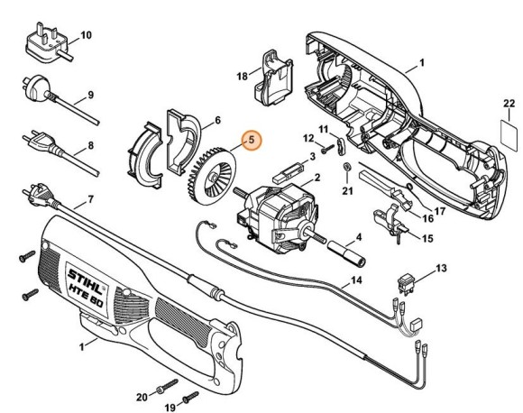 Колесо вентилятора STIHL 64406073005