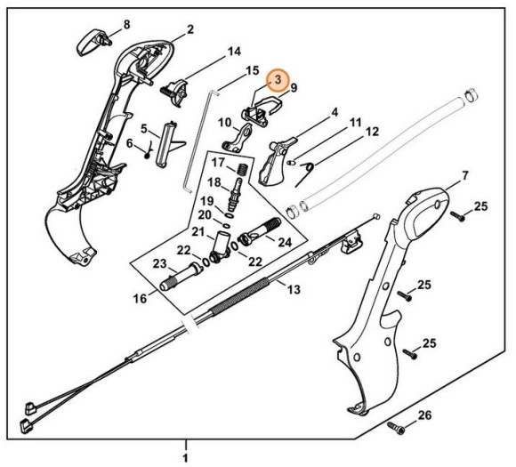 Кулачок STIHL 42441824300