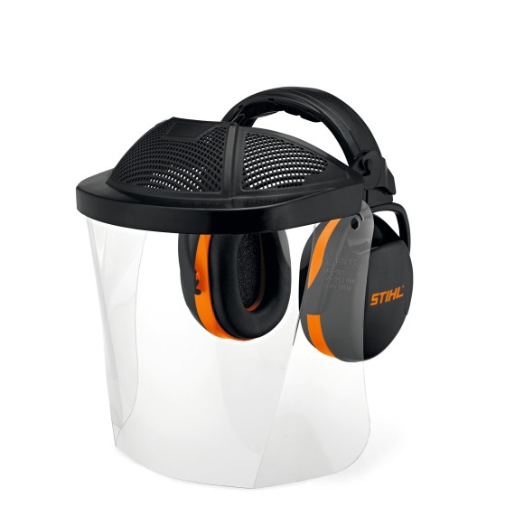 Защита лица STIHL с полимерным экраном и наушниками (00008840253)
