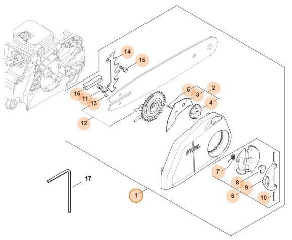 Набор быстрого натяжения цепи (11230071008)