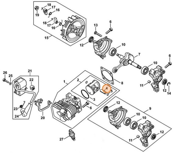 Палец поршневой 8х5х22 (42410341500)