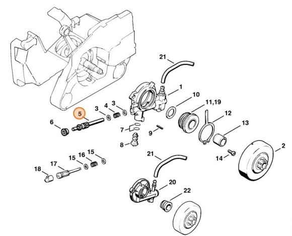 Поршень насоса (11216470603)