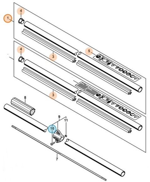 Стрела O 25,4 мм (48677107103)