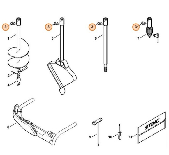 Запобіжний штекер STIHL 43116823500