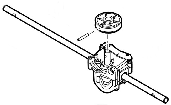 Коробка передач в зборі STIHL WB216400100