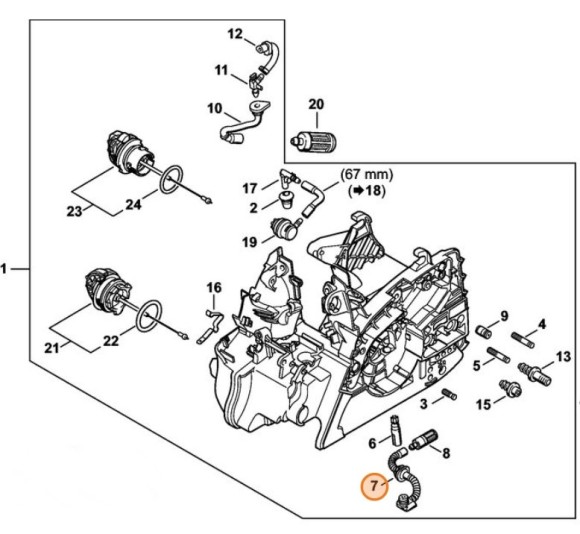 Масляний шланг STIHL 11396474000